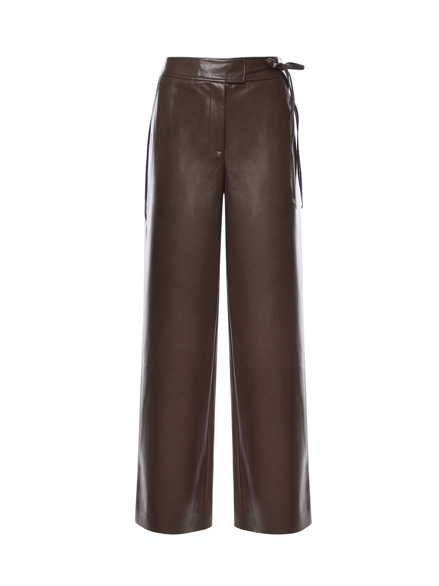 Pantalone gamba larga similpelle 5BGB08 7389AG1DL MARCIANO BY GUESS 