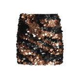 Minigonna Amber con paillettes 5GGD39 6331AFJ7Q MARCIANO BY GUESS 