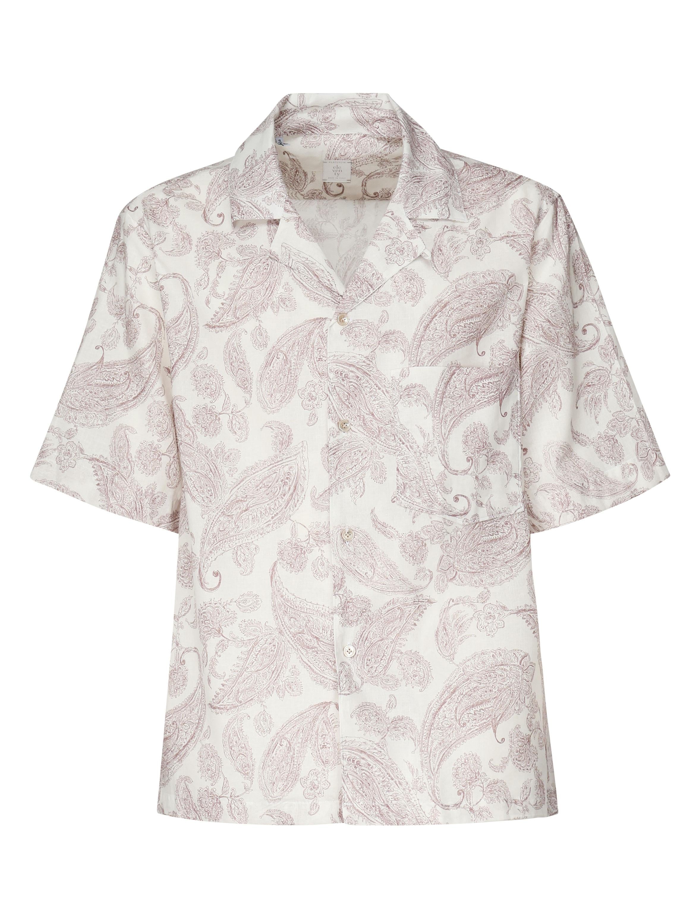 Camicia con stampa paisley K75CAMK07TES0K225 47 ELEVENTY 