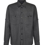 Camicia in stuoia lana mélange G5NI3T FURNCN0141 DOLCE & GABBANA 