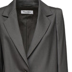 BLAZER MONOPETTO IN LANA, MOHAIR E SETA "EBRIDI" 2511041253600 015 MAX MARA 