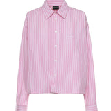 Camicia in popeline di cotone a righe 857837 TPM265621 BALENCIAGA 