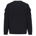 Felpa girocollo con tasche sulle maniche<BR/> K2S156100008 S0A20V0020 STONE ISLAND 