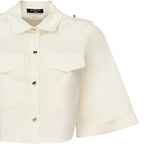 Camicia cropped con tasche 5GGH27 7315AG053 MARCIANO BY GUESS 