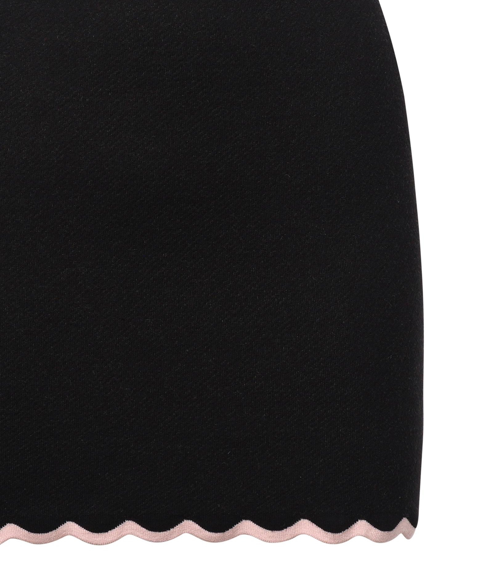 Donella Knit Mini Skirt KB0007 BLACK FOR LOVE & LEMONS 