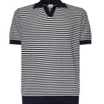 Polo a righe in cotone M76MAGM56MAG0M037 11-01 ELEVENTY 