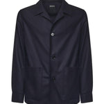 Overshirt in pura lana 231C00A2 1DHAQ07412 ZEGNA 