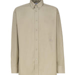 Camicia in cotone con logo sul fianco 8082303 .B7311 BURBERRY 