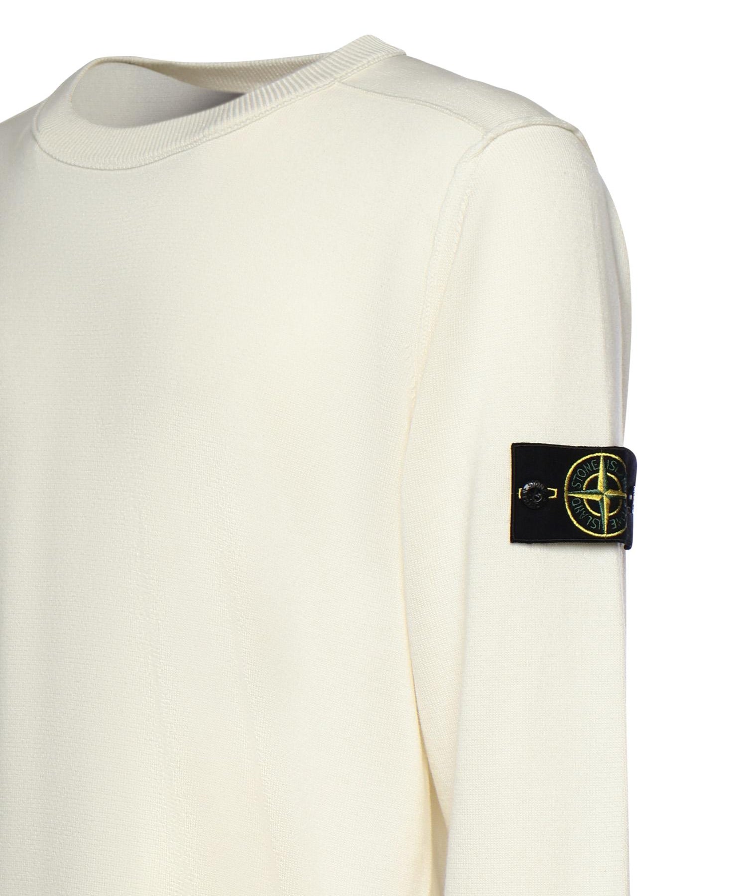 Maglione in cotone con logo L1S155100053 S00B2V0093 STONE ISLAND 