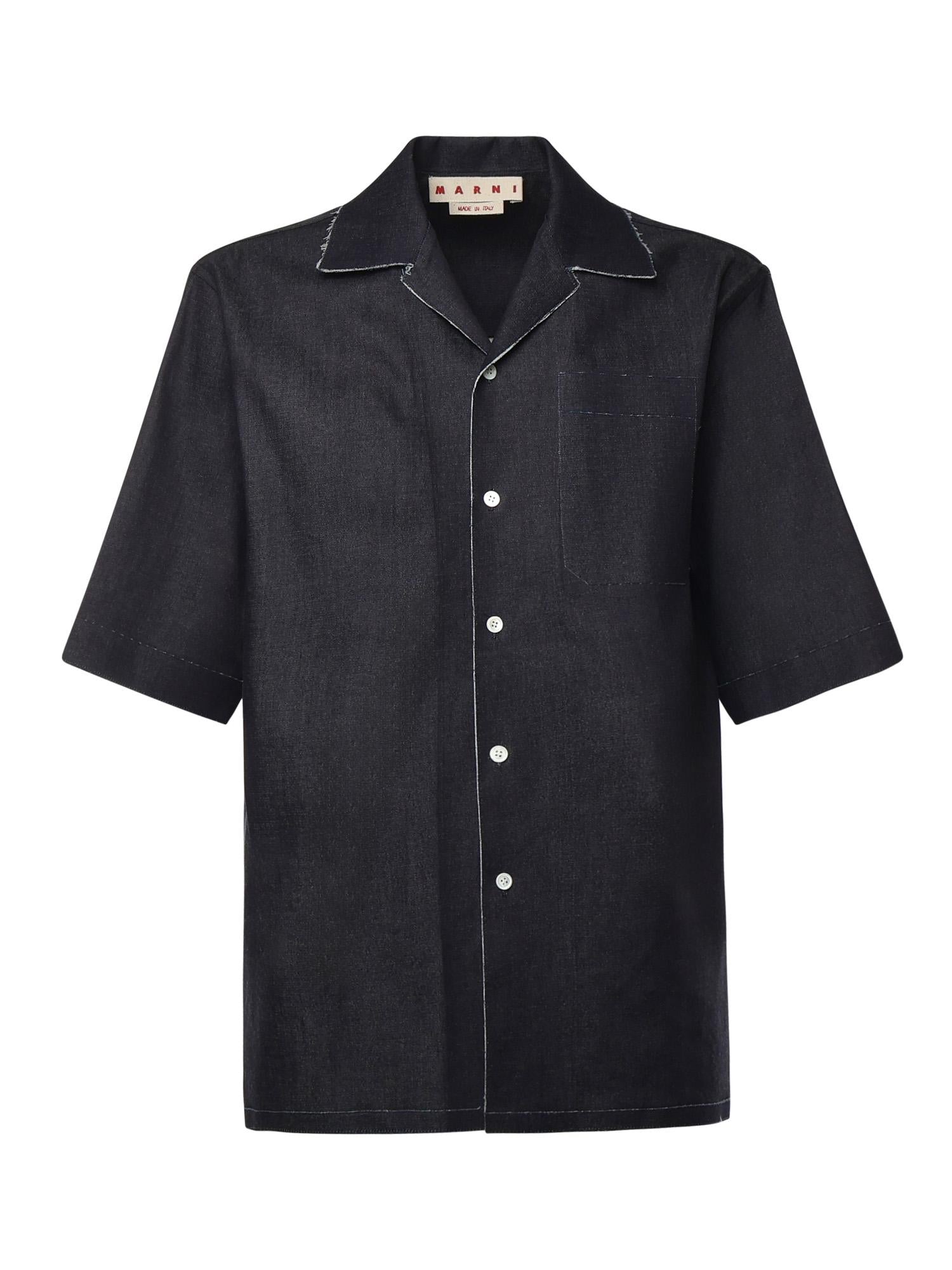 Camicia in denim stretch CUJU0029SY USCX59UNB99 MARNI 