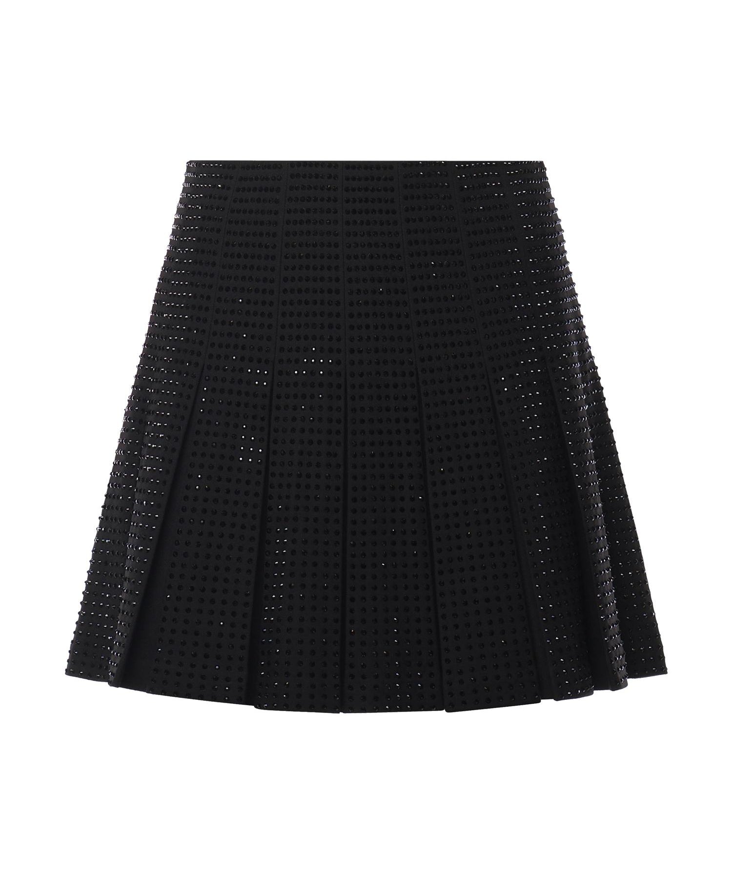 Minigonna con strass 105926 A287Z99 PINKO 