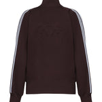 Felpa con zip e logo<BR/> 105391 A2FQR57 PINKO 