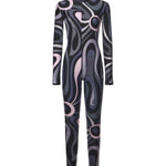 Jumpsuit in lycra con stampa Marmo 5UJI40 5U765002 PUCCI 