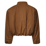 Bomber in pelle effetto velluto a coste 279726  MAGDA BUTRYM 