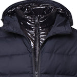 Giubbotto double front piuma in nylon NAM32490620QKJ U808 FAY 