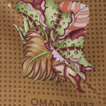 Foulard in seta con stampa 310228 789462003 FERRAGAMO 