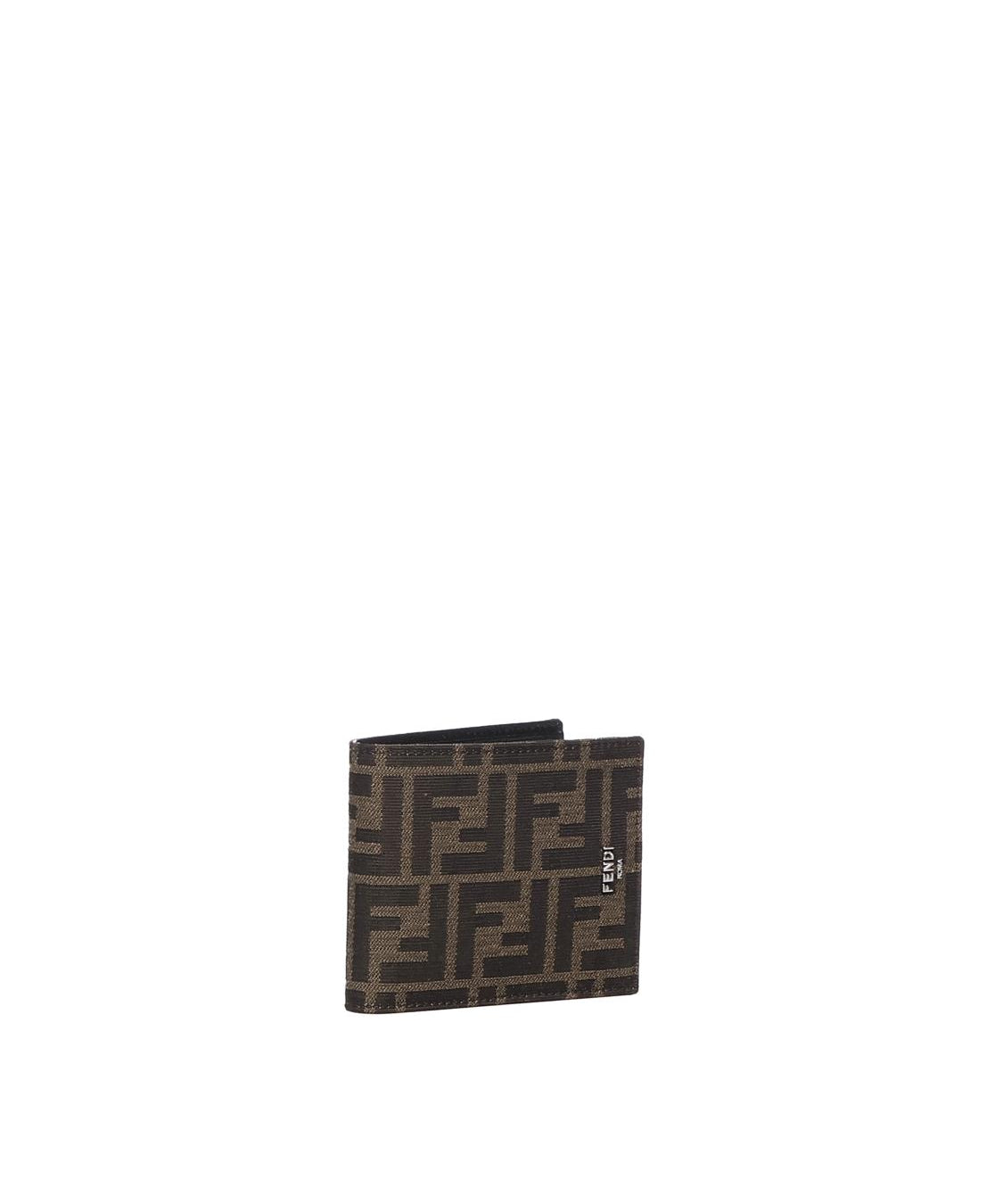 Portafoglio Bi-fold FF jacquard in tessuto 7M0169 ALWKF0L3T FENDI 