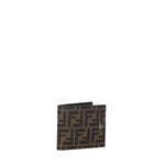 Portafoglio Bi-fold FF jacquard in tessuto 7M0169 ALWKF0L3T FENDI 