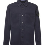 Overshirt in cotone biologico con logo K2S151200025 S0184V0126 STONE ISLAND 