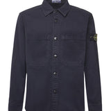 Overshirt in cotone biologico con logo K2S151200025 S0184V0126 STONE ISLAND 