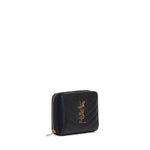 Portafoglio Cassandre matelassé in pelle 668288 BOW011000 SAINT LAURENT 
