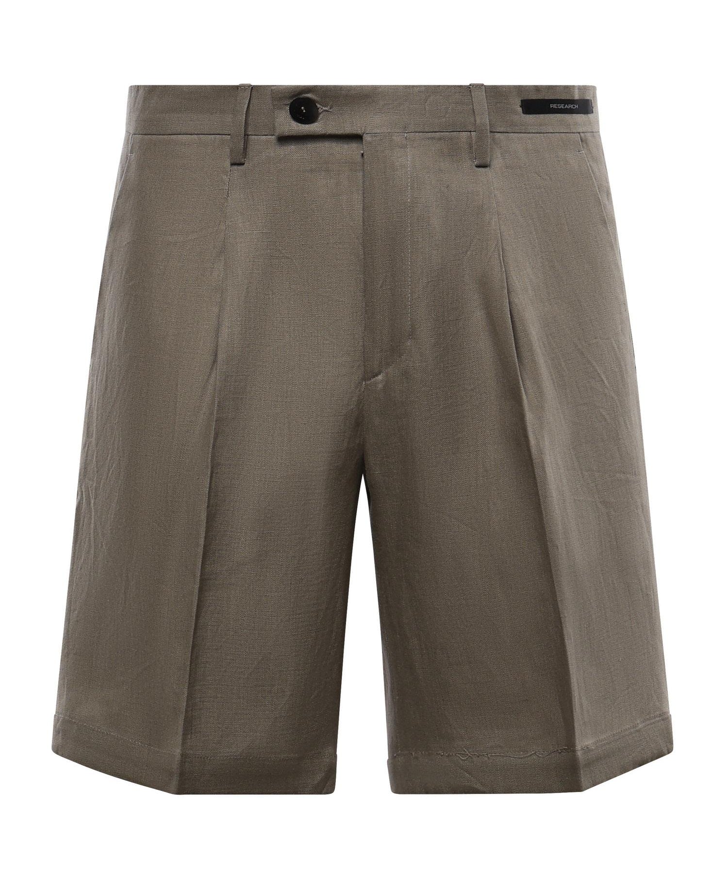 Bermuda Harry in lino con pince MCHAR3259S26B 880 MICHAEL COAL 