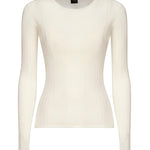 Maglia semitrasparente a costine 102977 A1NDZ09 PINKO 