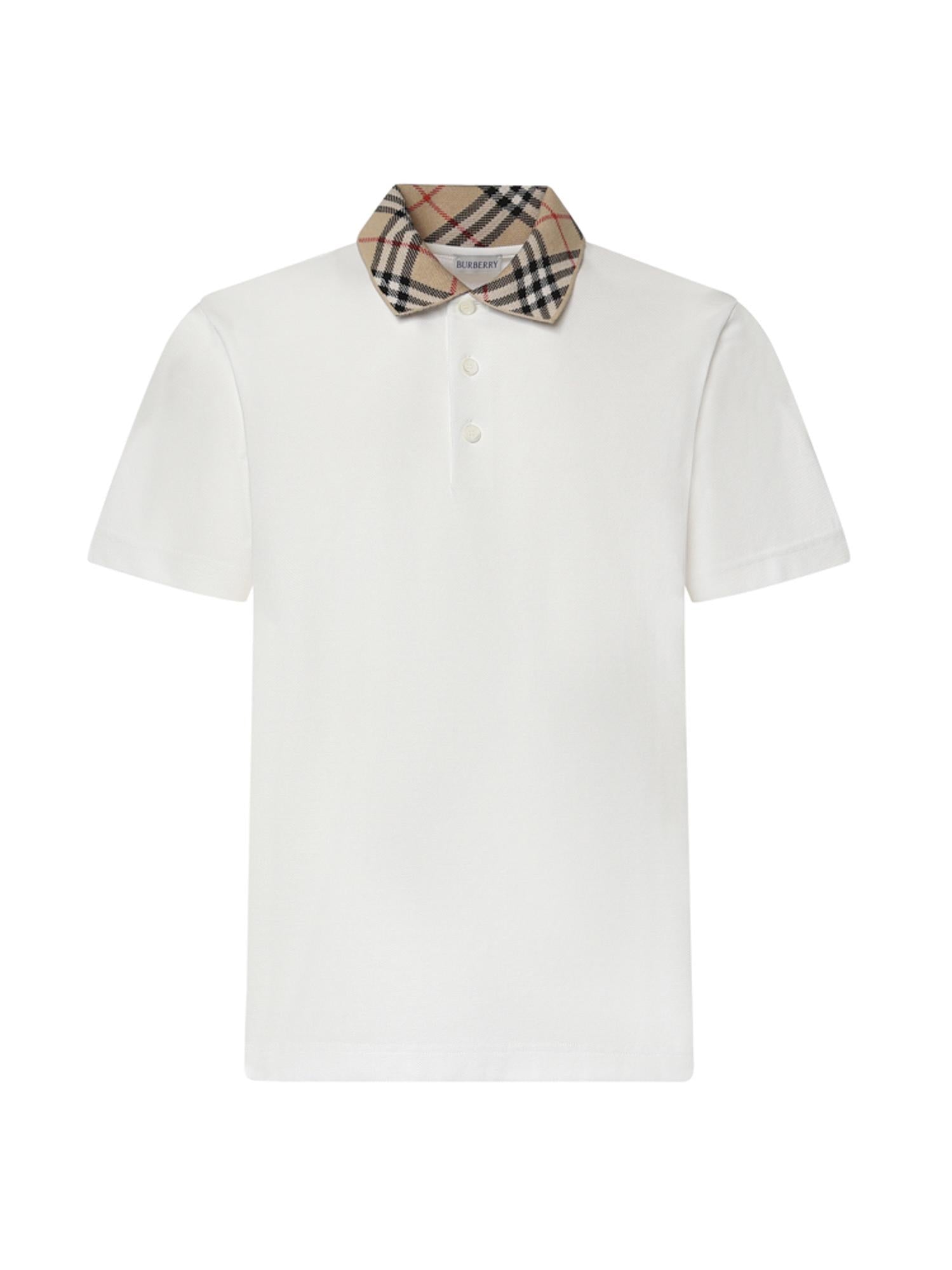 Polo in cotone<BR/> 8126966 B7078 BURBERRY 