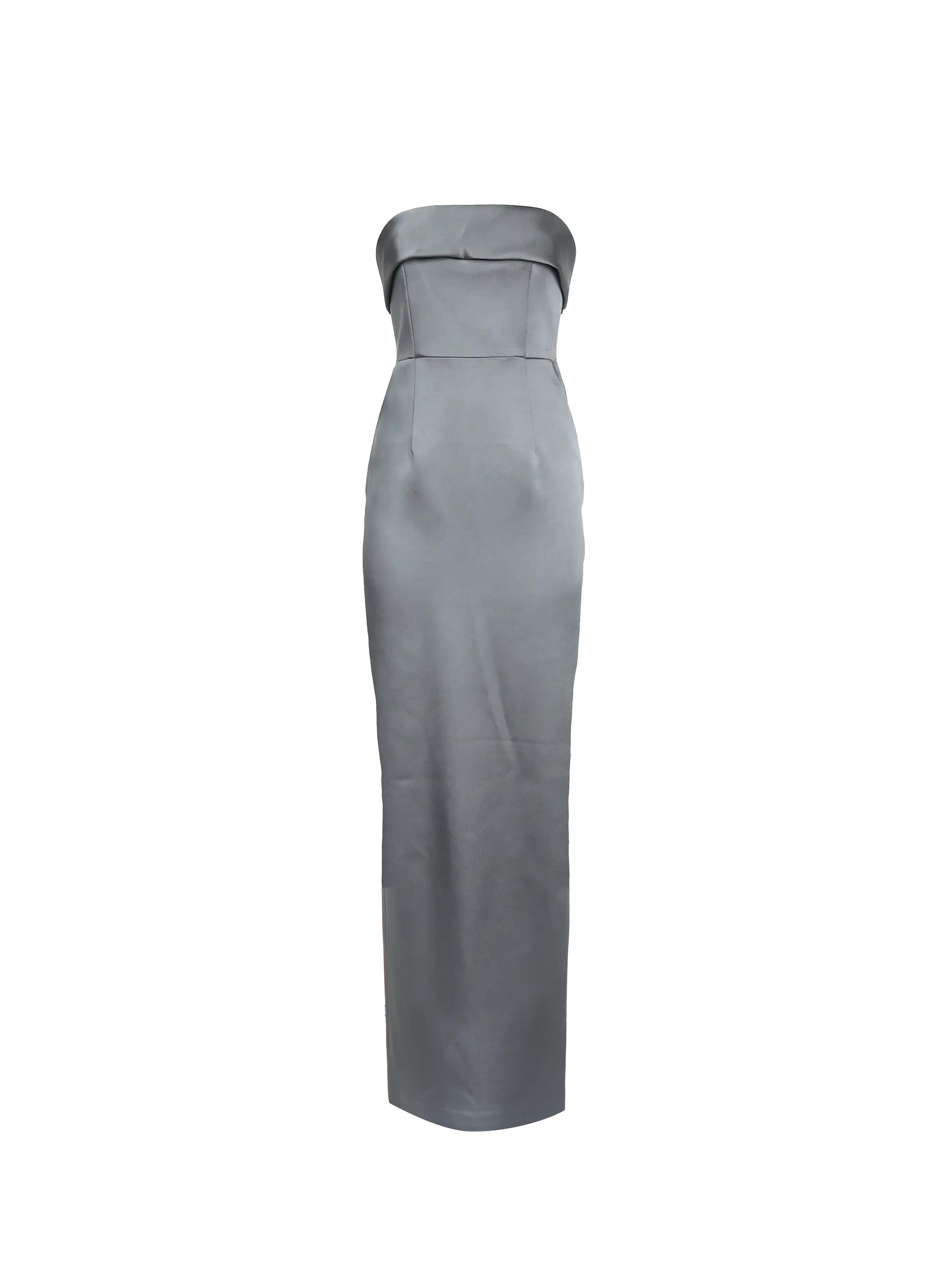 Abito lungo Rhea in raso NA00201890806  THE NEW ARRIVALS ILKYAZ OZEL 