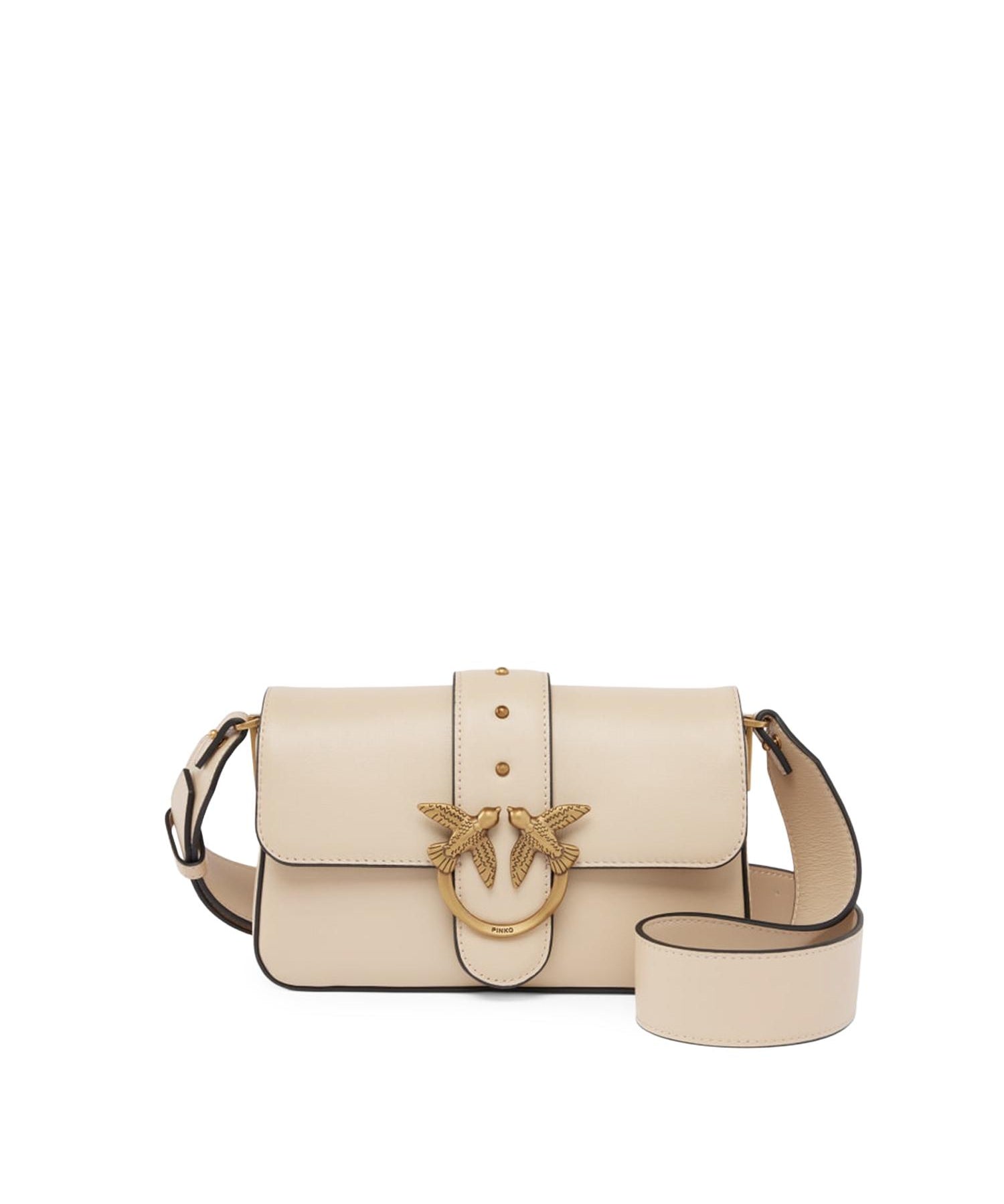 Borsa a spalla Mini Love Bag in pelle 104340 A0QOC50Q PINKO 