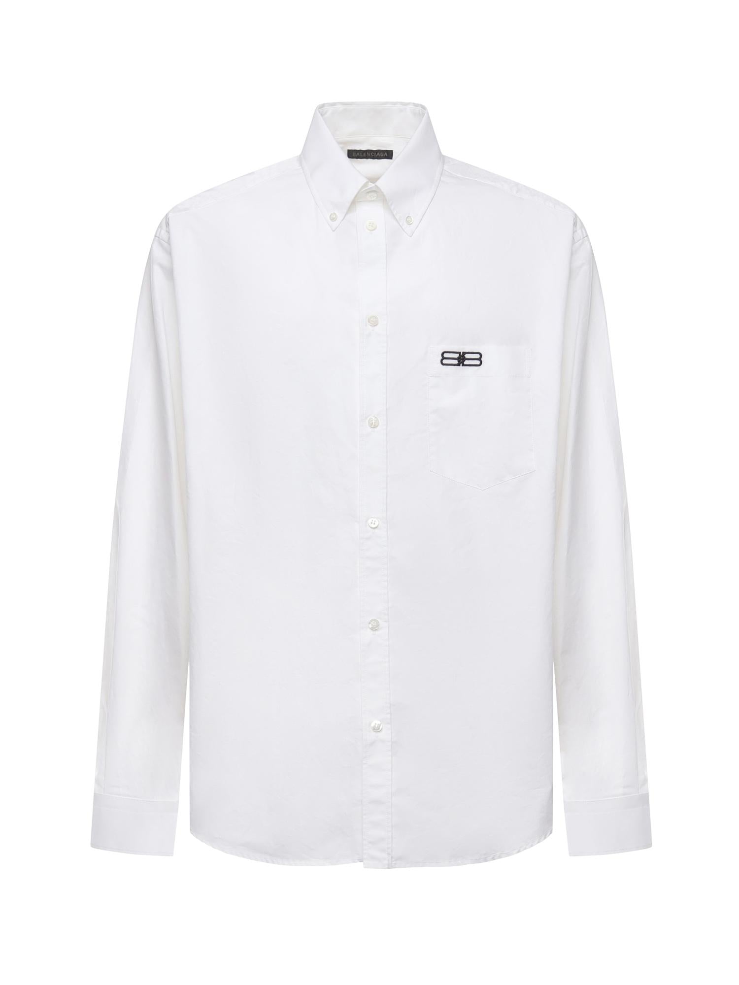 Camicia in popeline di cotone<BR/> 850816 TRM289000 BALENCIAGA 