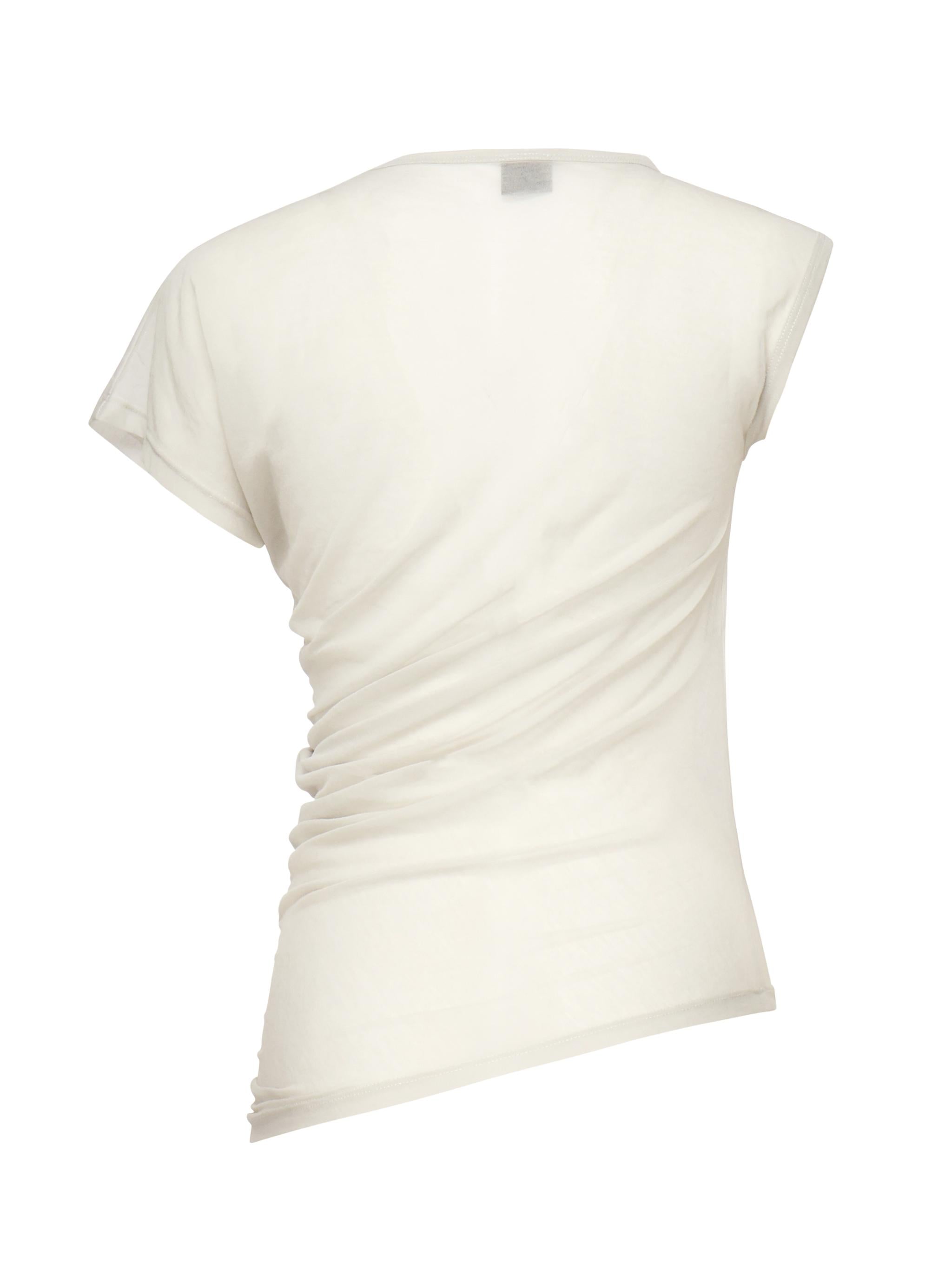 Maglia asimmetrica jersey 104652 A2CLI12 PINKO 