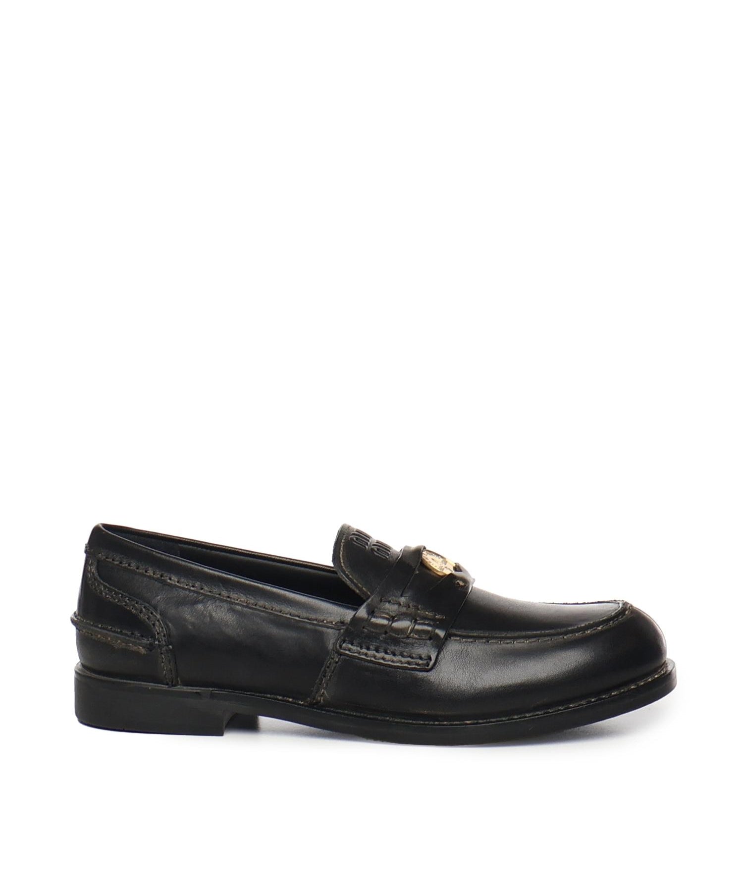 Mocassini in pelle 5D773D 5ODF0002 MIU MIU 
