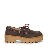 Scarpa da barca in pelle scamosciata HC.BIXBY01 BRO COLORS OF CALIFORNIA 