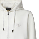 Felpa con zip in misto cotone AF10013 EM004538U0003 EMPORIO ARMANI 