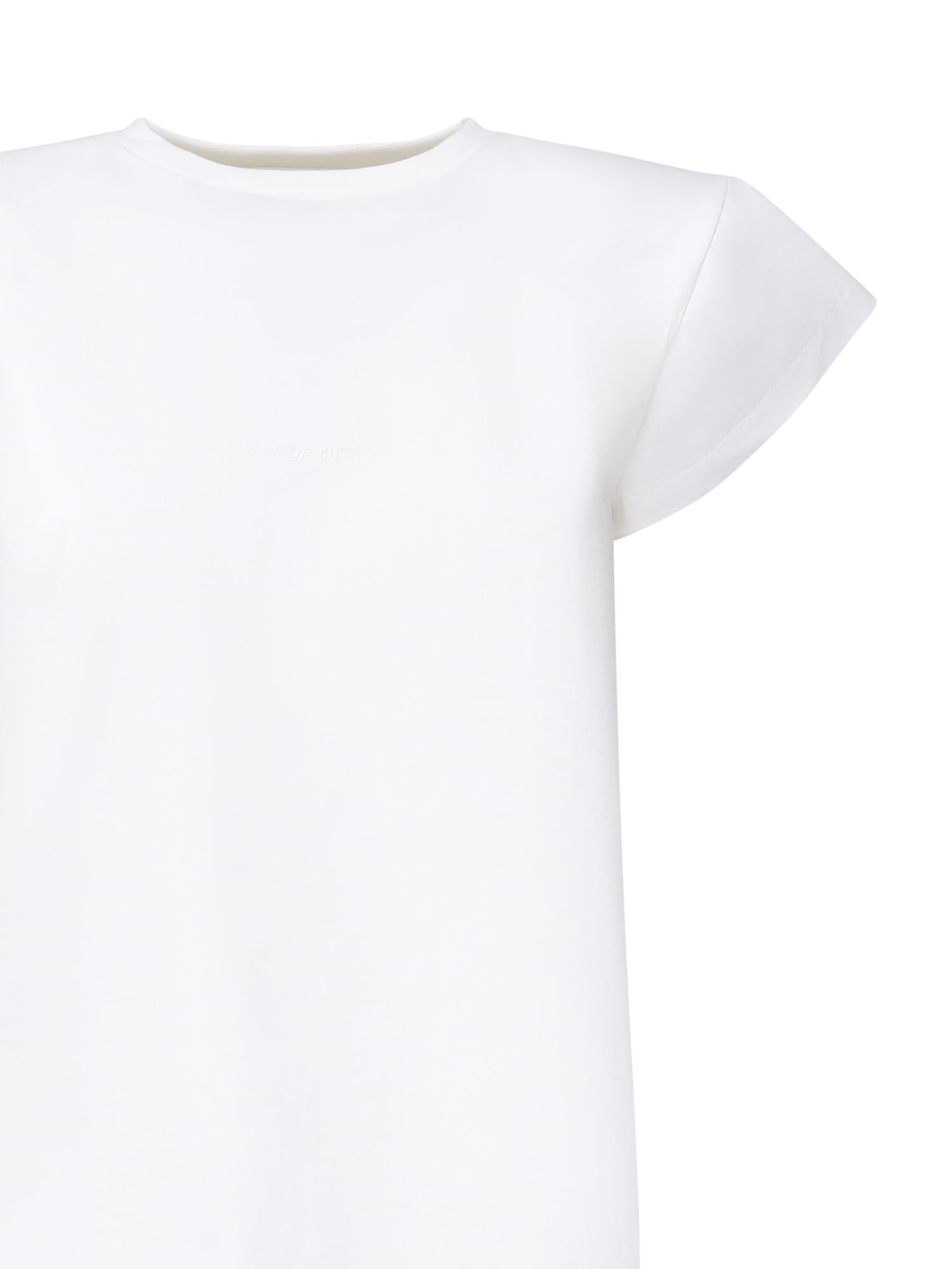 T-shirt con spalle imbottite<BR/> 1667202007344  MAGDA BUTRYM 