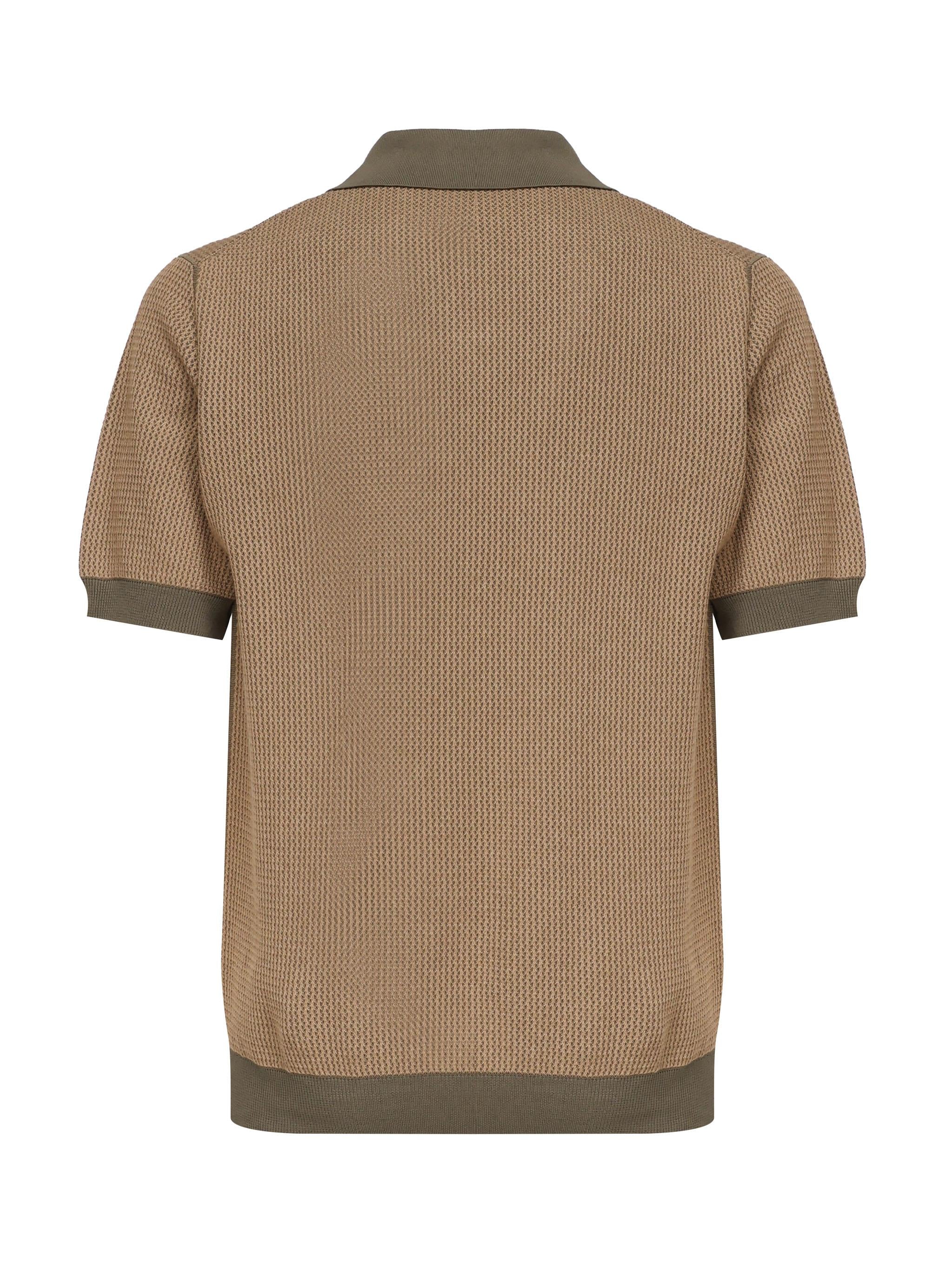 Polo in crêpe di cotone<BR/> 810192 ZN322Z5528 ZANONE 