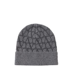 Beanie VLogo Signature in lana jacquard 5Y2HB02H MZNMJG VALENTINO GARAVANI 