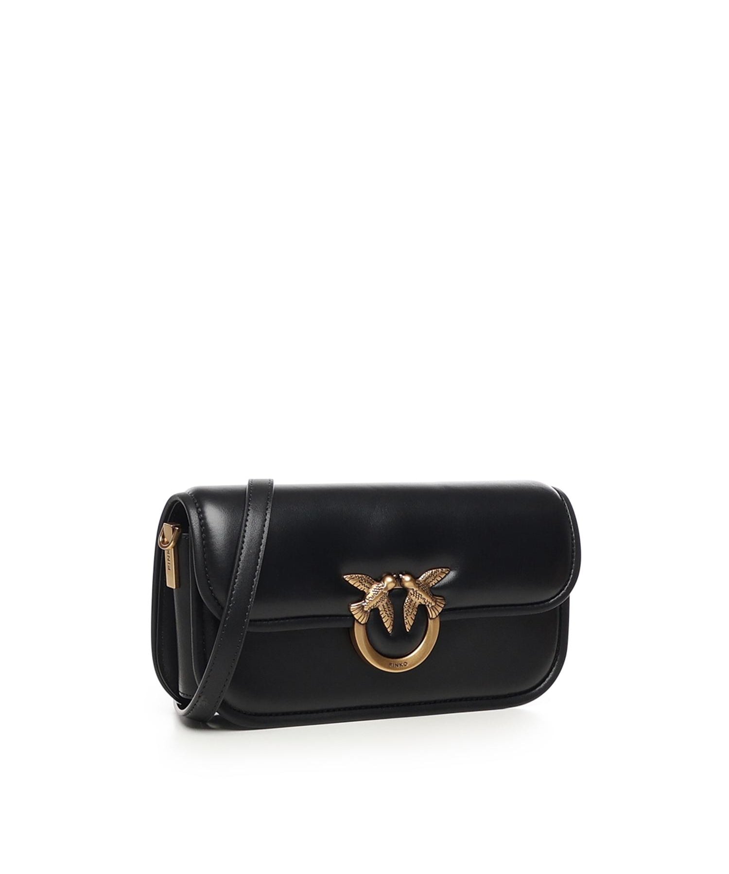 Borsa a tracolla piccola Love Box Horizontal in nappa 105083 A26LZ99Q PINKO 