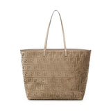 Tote bag velluto FF jacquard 8BH425 AT14F1QDO FENDI 