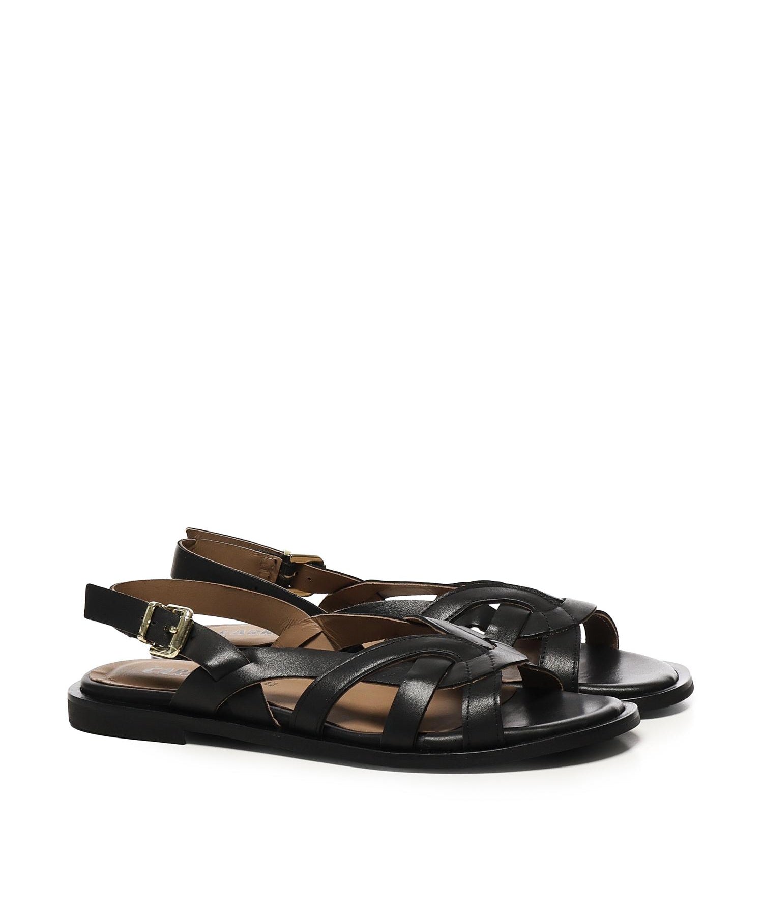 Sandalo Gabietta flat A55193 NERO CARMENS 
