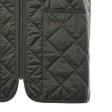 Gilet trapuntato con logo MLI0001 GN92 BARBOUR 