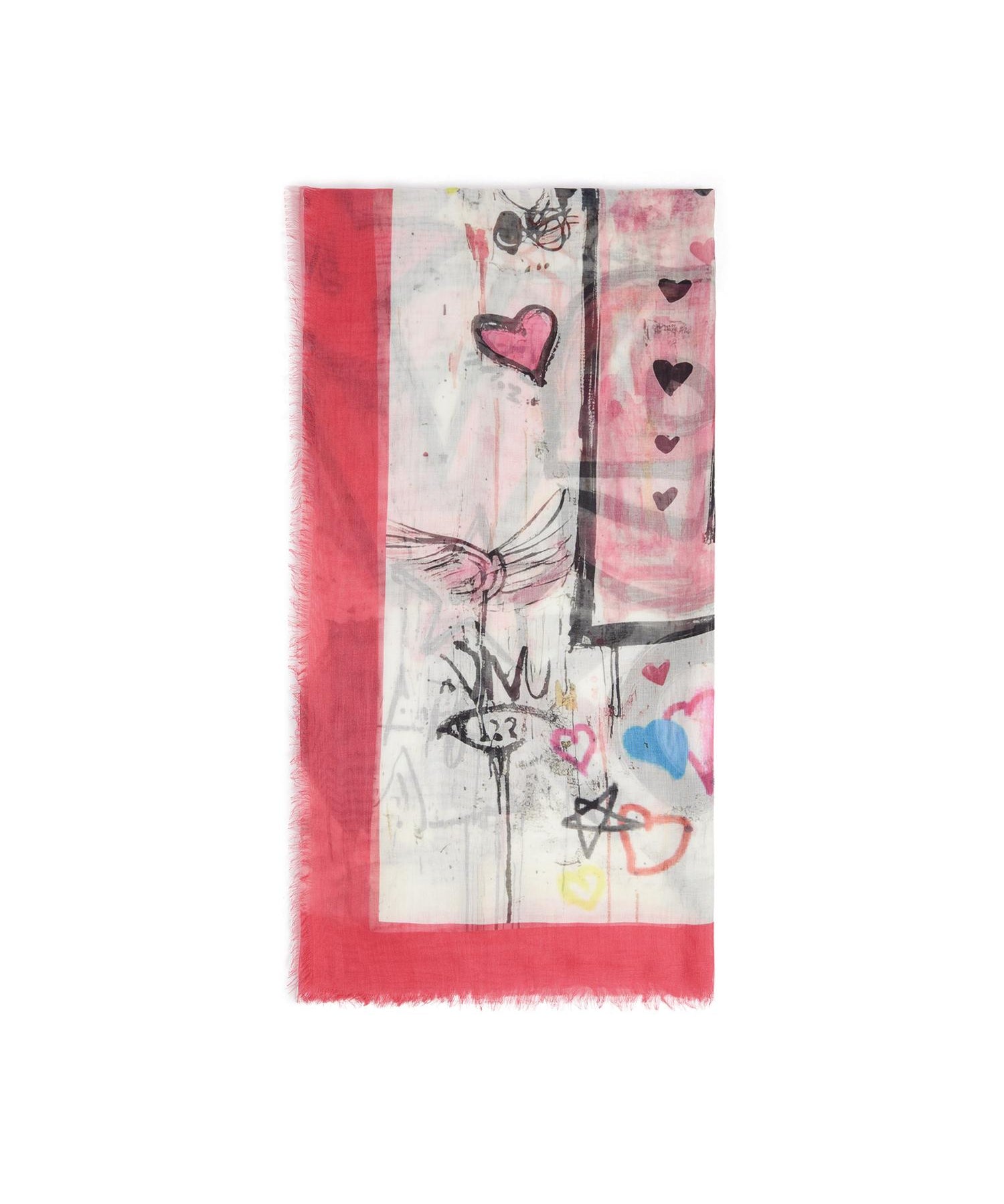 Foulard con stampa 106657 A38JNZ4 PINKO 