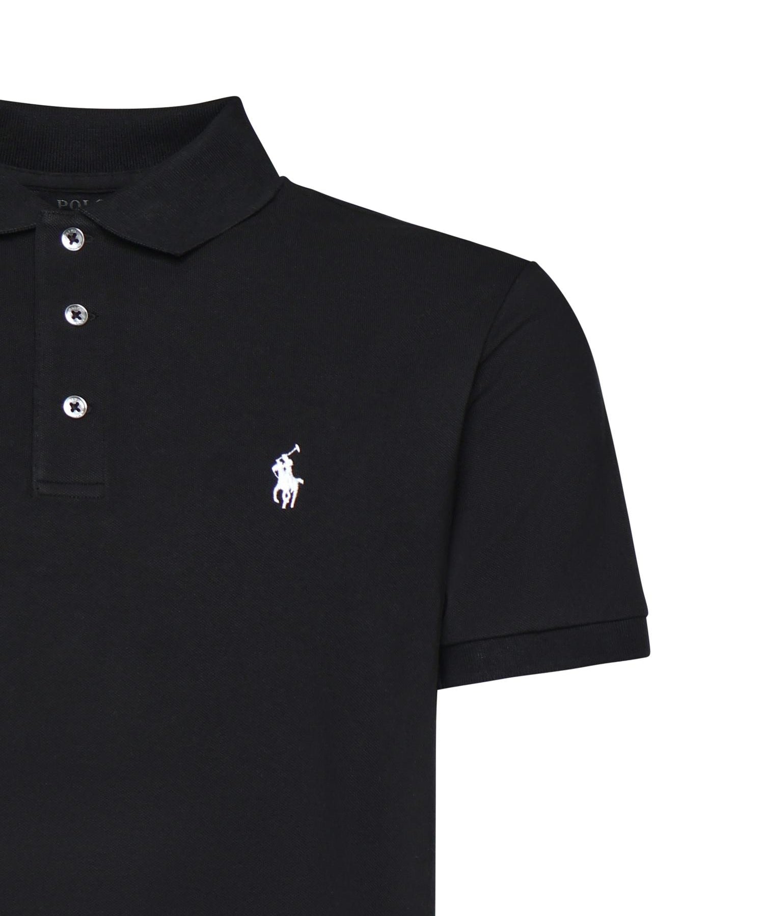 Polo in cotone con logo 710941439 040 POLO RALPH LAUREN 