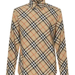 Camicia in cotone check 8106165 B9368 BURBERRY 