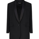 Blazer monopetto in misto lana DJ586WF0174D XXX999 DONDUP 