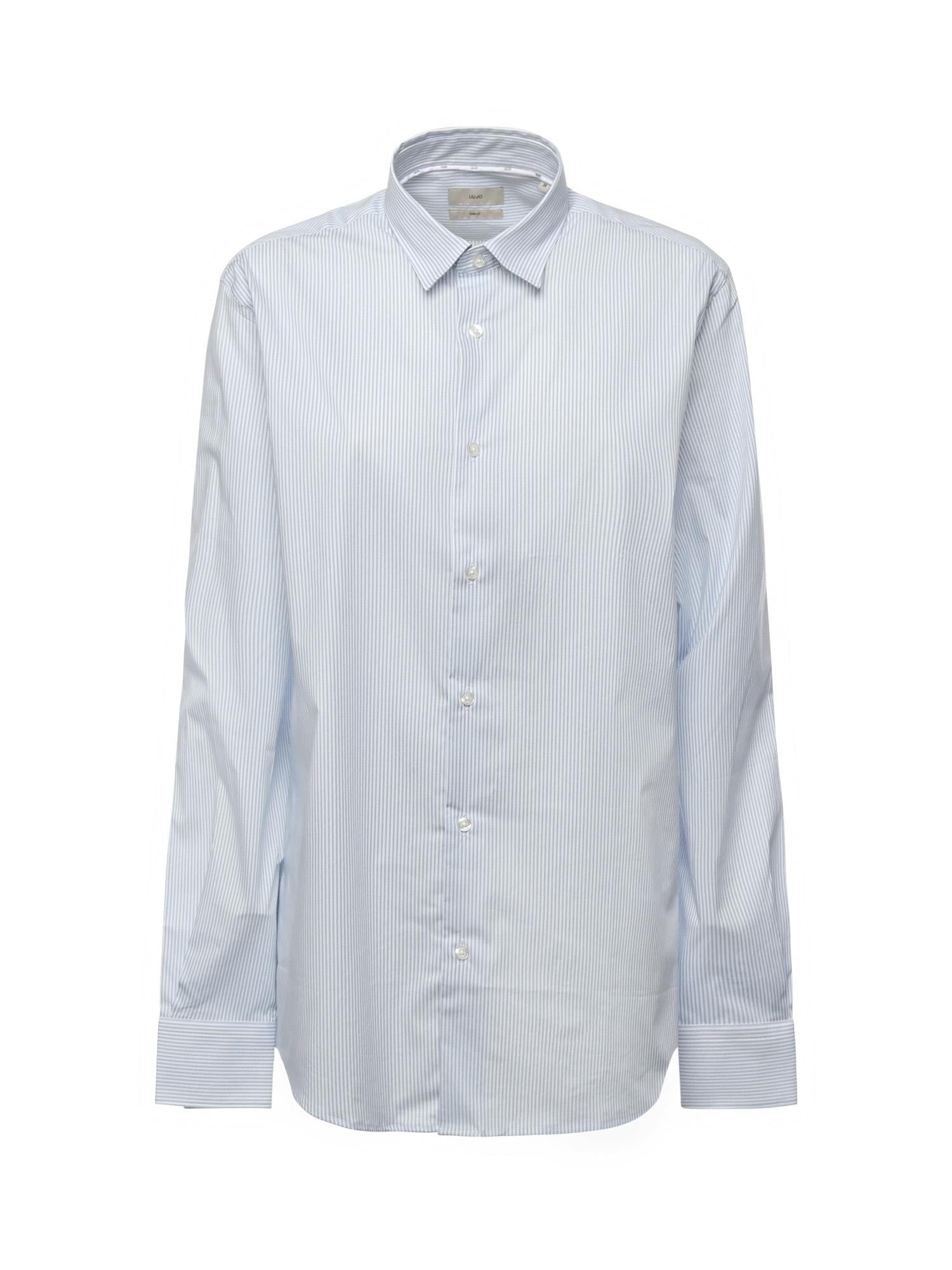 Camicia in cotone QF5097 T4354M9801 LIU JO 
