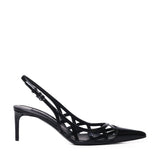 Slingback in pelle di vitello lucida CG0778 A103780999 DOLCE & GABBANA 