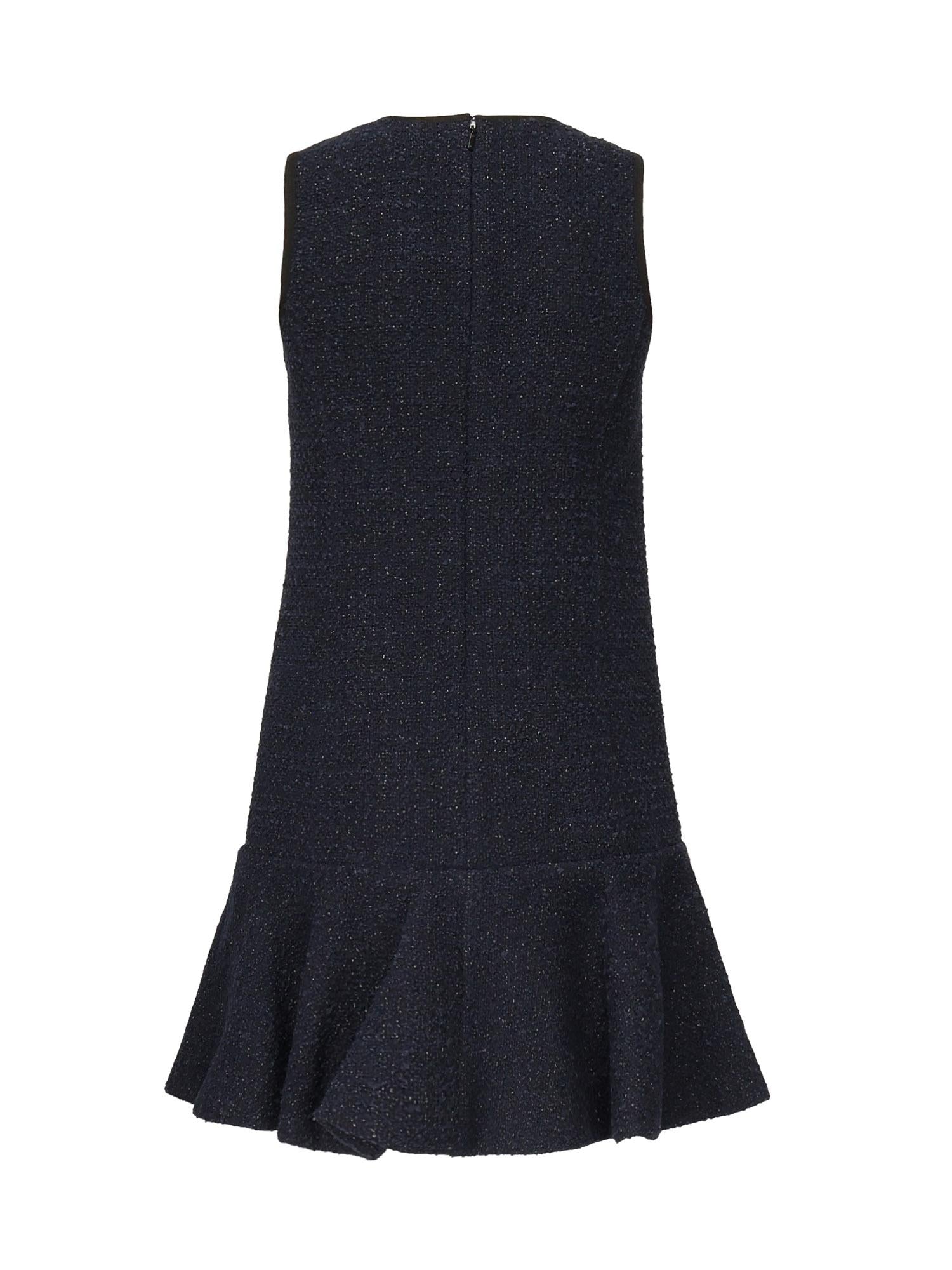 Abito smanicato in tweed 105795 A2VLG82 PINKO 