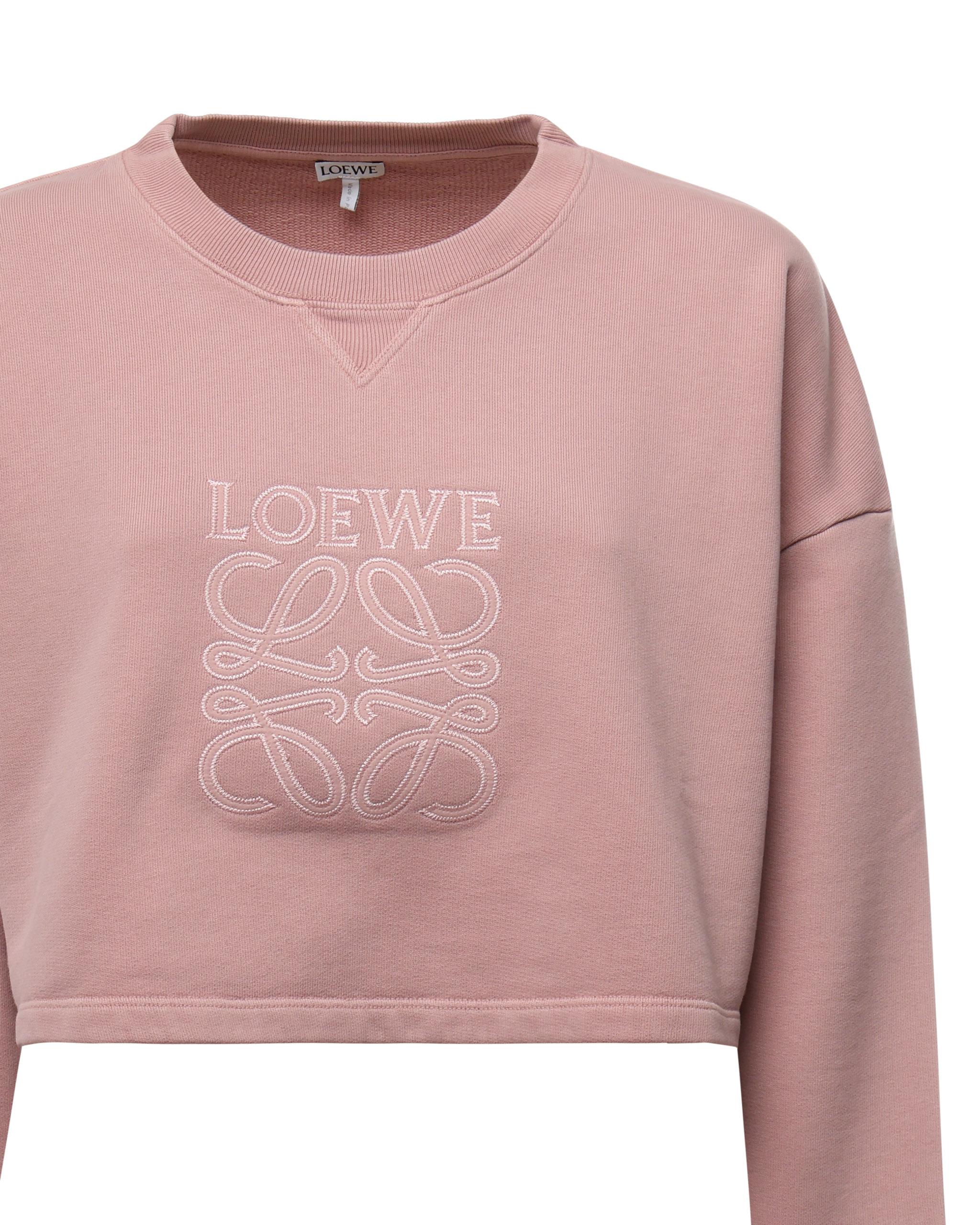 Felpa cropped Anagram S359Y24X47 7140 LOEWE 